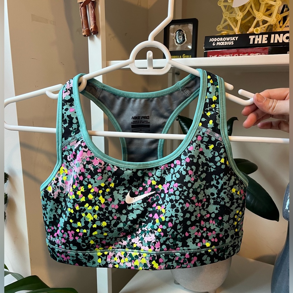 Nike Sport Bra - Nike Pro in multicolor in size M. Super cute. Still like new!